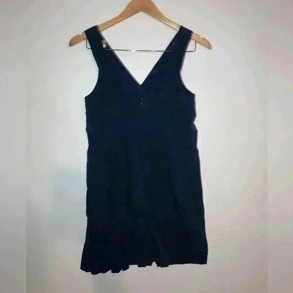 Tibi Linen Shift Navy Dress Size - Picture 5 of 13